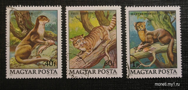 Набор марок Животные 1979 (Венгрия)