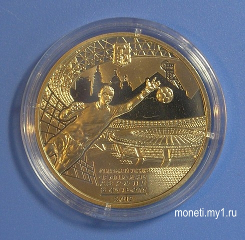 5 гривен ЕВРО-2012 Донецк (аверс)