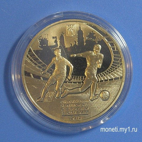 5 гривен ЕВРО-2012 Киев (аверс)